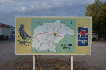 ウィントン周辺の地図