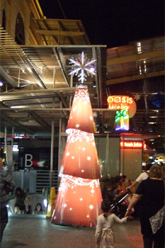 ブリスベン・モールのクリスマスツリー