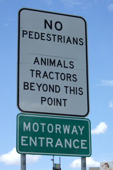 ブリスベンの道路標識